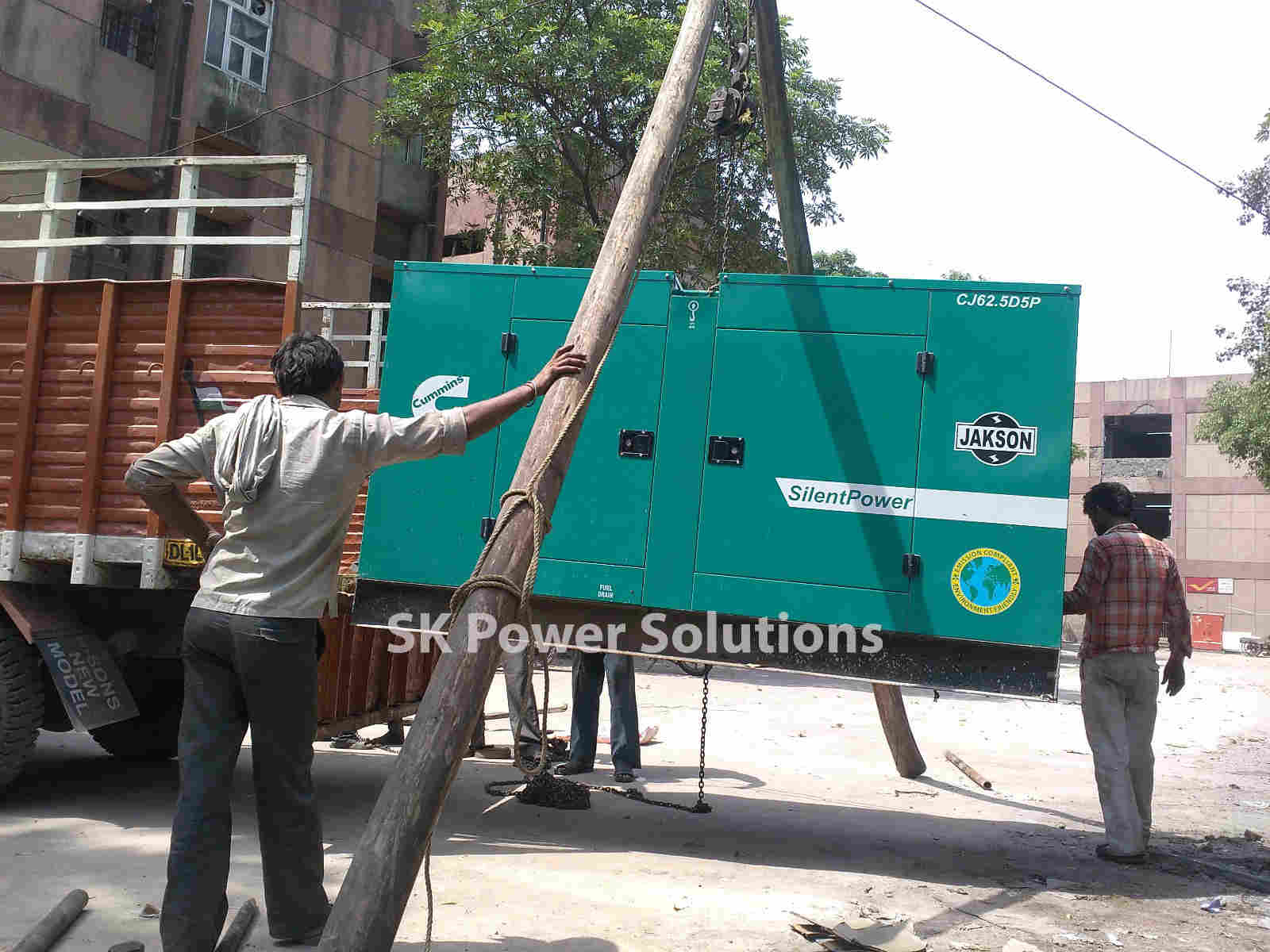 Work Three Which is in Central Delhi. Where we Provide Generator on hire